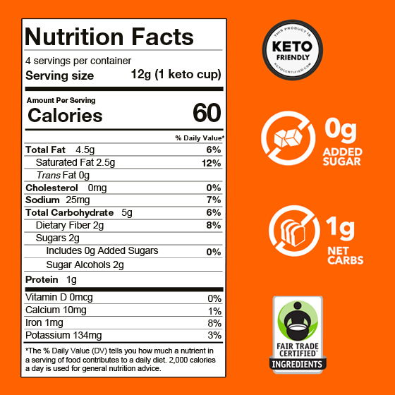 Peanut Butter Keto Chocolate Cups 1.69oz (6pk Buckeyes)