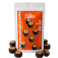 Keto Chocolate Peanut Butter Cups 6oz (2 Pack)