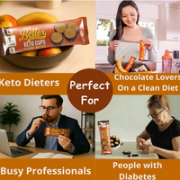 Peanut Butter Keto Chocolate Cups 1.69oz (6pk Buckeyes)
